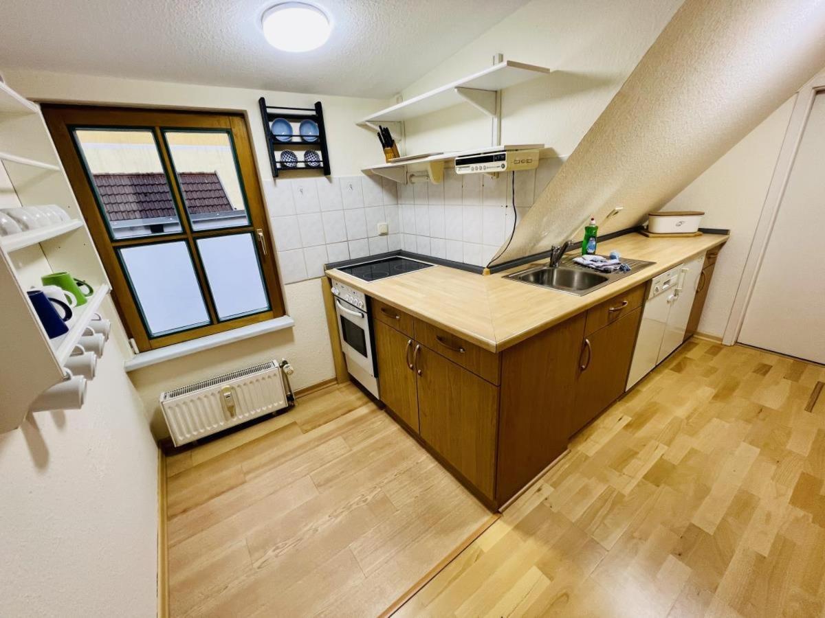 Ferienwohnung Blaue Tulpe, Balkon Mit Traumblick Rostock Exterior foto