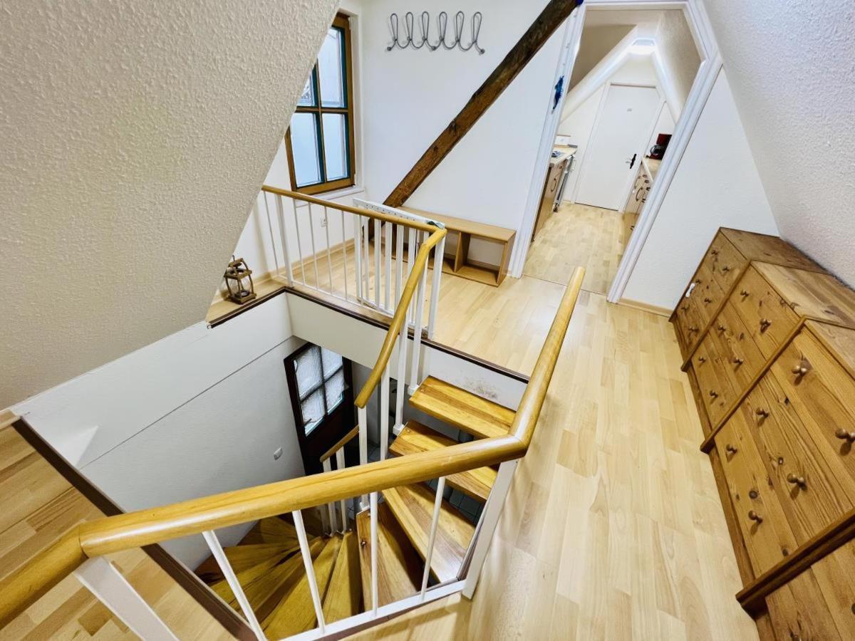 Ferienwohnung Blaue Tulpe, Balkon Mit Traumblick Rostock Exterior foto